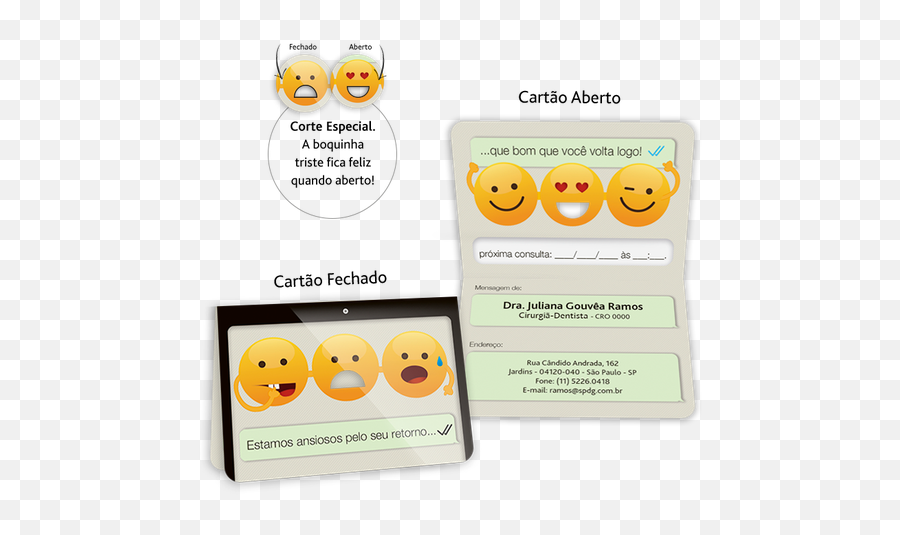 Cartão De Horário Fun Flip Avalie Agora - Happy Emoji,Emoticon Ansioso