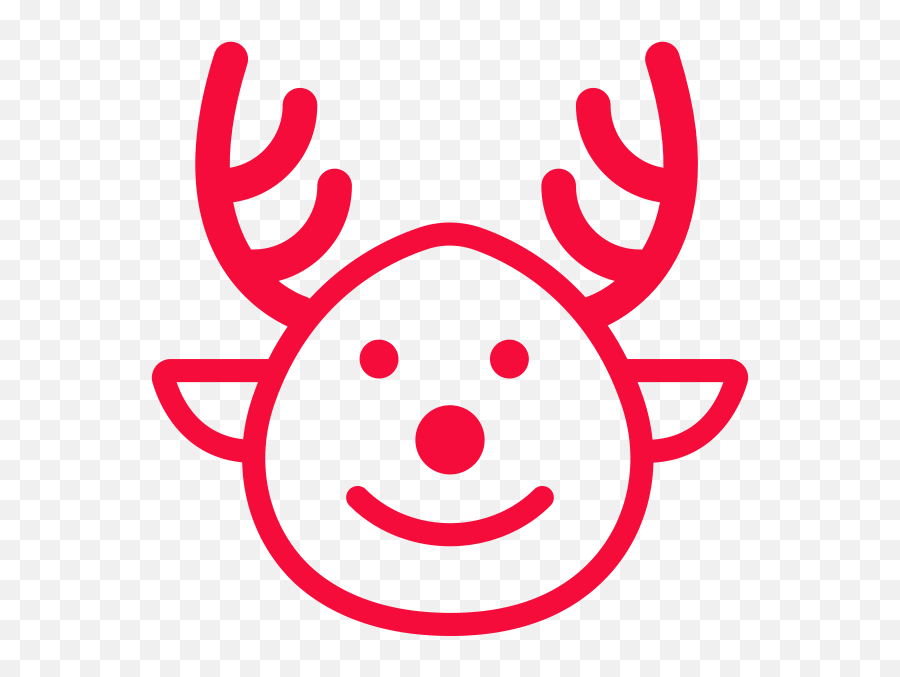 Our Reindeer - Gower Fresh Christmas Trees Happy Emoji,How To Make A Santa Emoticon On Facebook