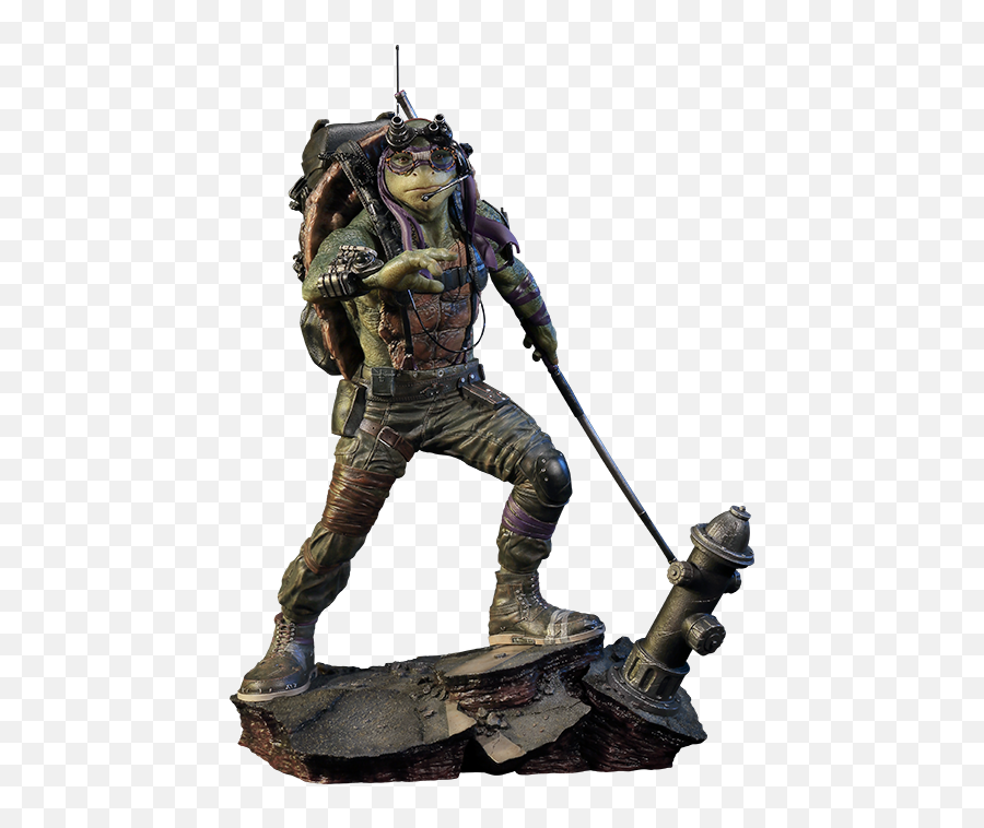 Download Teenage Mutant Ninja Turtles - Tmnt Teenage Mutant Tmnt 2014 Donnie Statue Emoji,Ninja Emoji Png