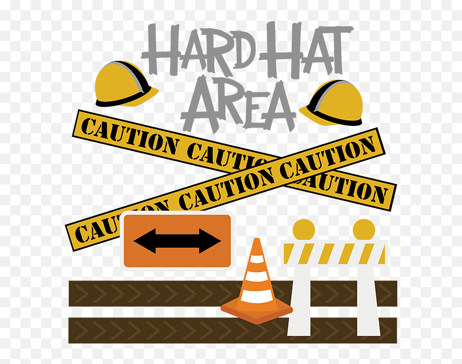Hard Hat Area Svg Construction Svg File Free Svg Files Cute - Clipart Construction Svg Emoji,Kapow Emoji