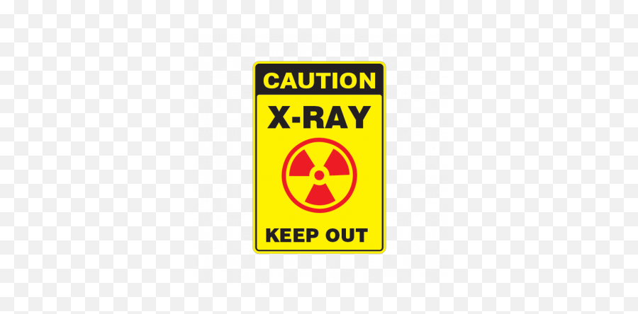 Caution X - Ray Keep Out 19613 Print Vinyl Stickers Print Language Emoji,Rocket And Gas Emoji