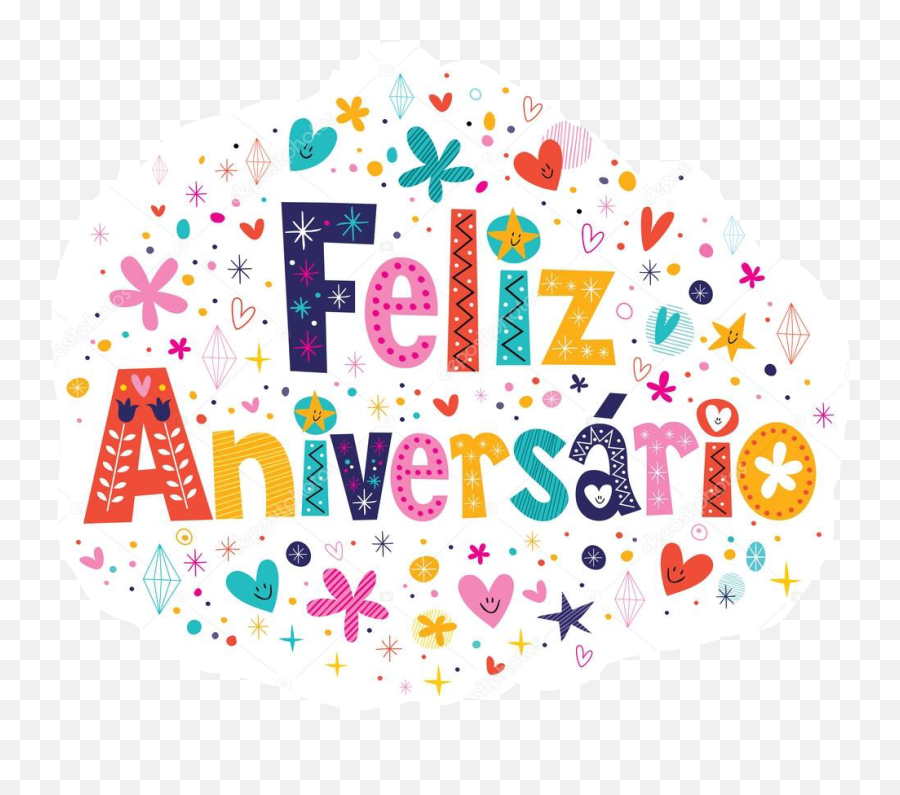 Feliz Aniversario Png - Sticker Aniversário Emoji,Bocina De Emoji