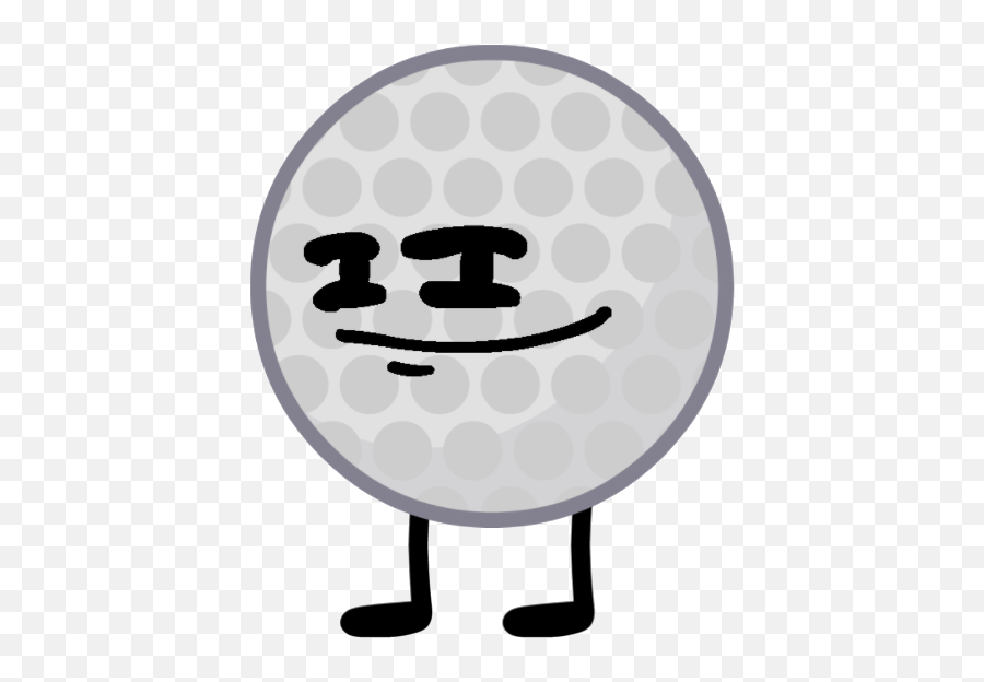 Golf Ball Bfdi Object Shows Community Fandom - Dot Emoji,Smug League Emoticon