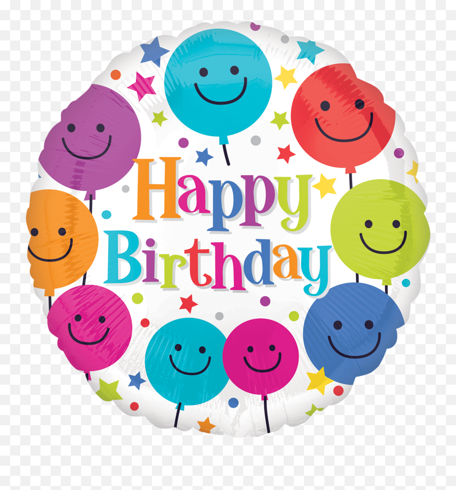 27934 - Smiley Balloons Birthday Emoji,Party Balloon Emoticons