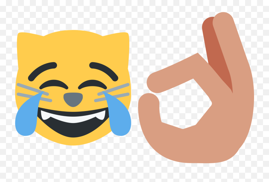 Ok Clipart Ok Emoji - Joy Cat Emoji,Ok Hand Emoji