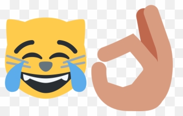 Ok Clipart Ok Emoji - Joy Cat Emoji,Ok Hand Emoji