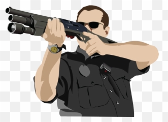 Law Enforcement Officers - Policemen With Gun Vector Emoji,Emotions Are A Deadly Weapon