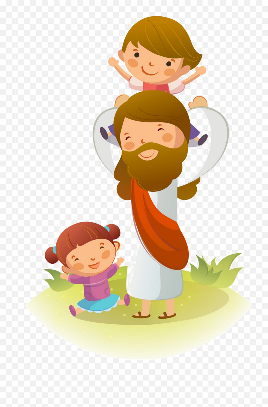 Joy Clipart Resurrection Joy Resurrection Transparent Free - Caminando Con Jesus Niños Emoji,Emojis Cristianos