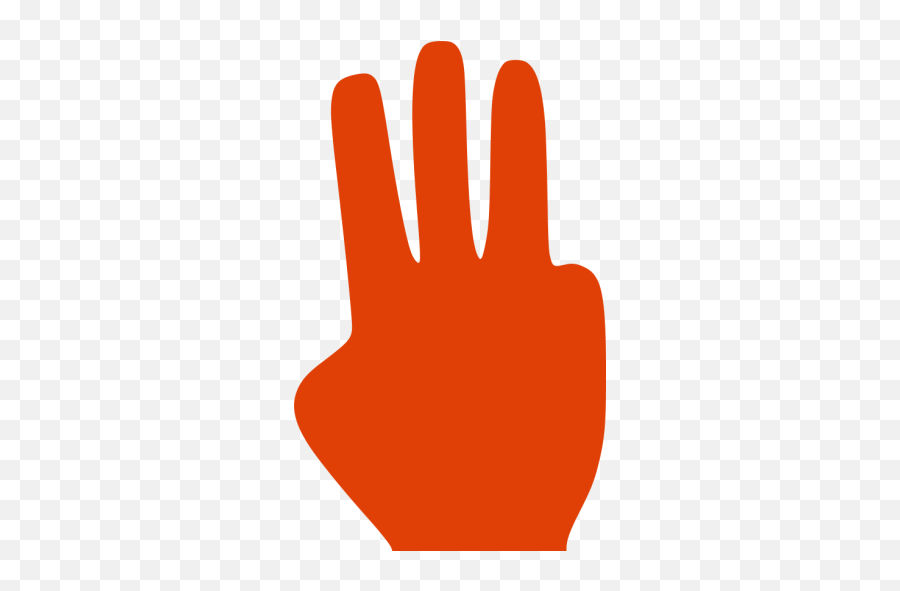 Soylent Red Three Fingers Icon - Free Soylent Red Hand Icons Three Fingers In Red Background Emoji,Emoticons Finger Guns