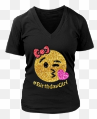 Its My Birthday Emoji T Shirt,Neck Emoji