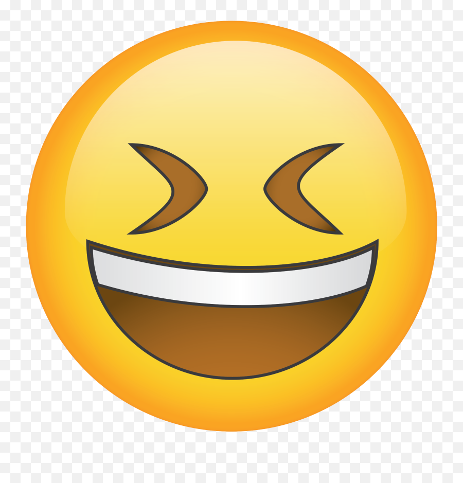 Emojis - Emoji Laughing Face Png,The Size Of Emojis