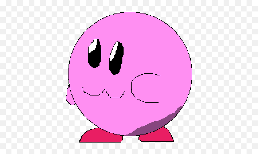 Pixilart - Kirby By Basiclymetal Happy Emoji,Kirby Emoticon