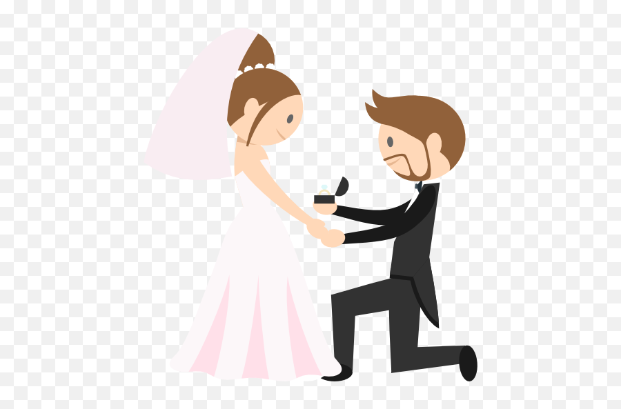 Weddingmoji - Wedding Stickers For Imessage By Ahmet Yalcinkaya Marry Cartoon Png Emoji,Married Emoji