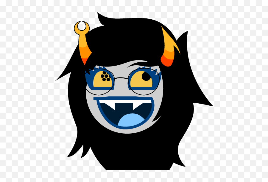 Scratch - Vriska Head Emoji,Pesterchum Emoticons