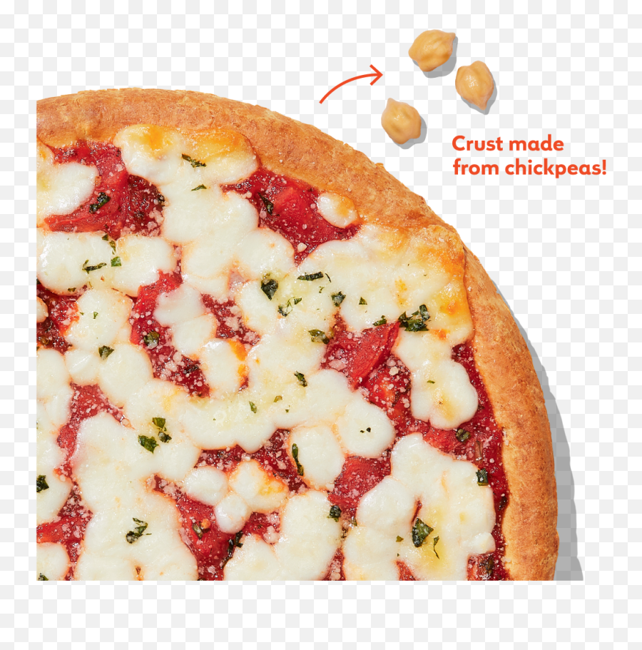 Margherita Pizza - Banza Pizza Calories Emoji,I Wish I Was Full Of Pizza Instead Of Emotions