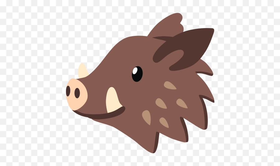 Cara De Jabalí - Boar Emoji,Cara De Puchero Emoticon