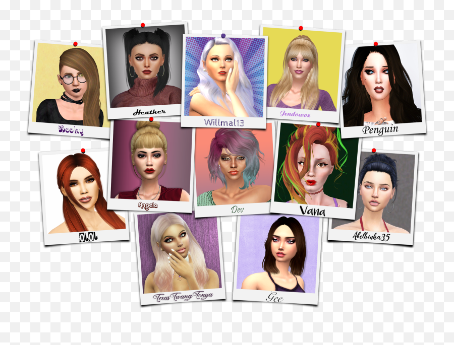 Who Wore It Better Season 1 - Winner Announced U2014 The Sims Hair Design Emoji,Sims 4 Custom Emotion