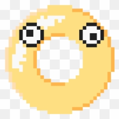 Searching - Pixilart Emoji,Emoticon For A Donut