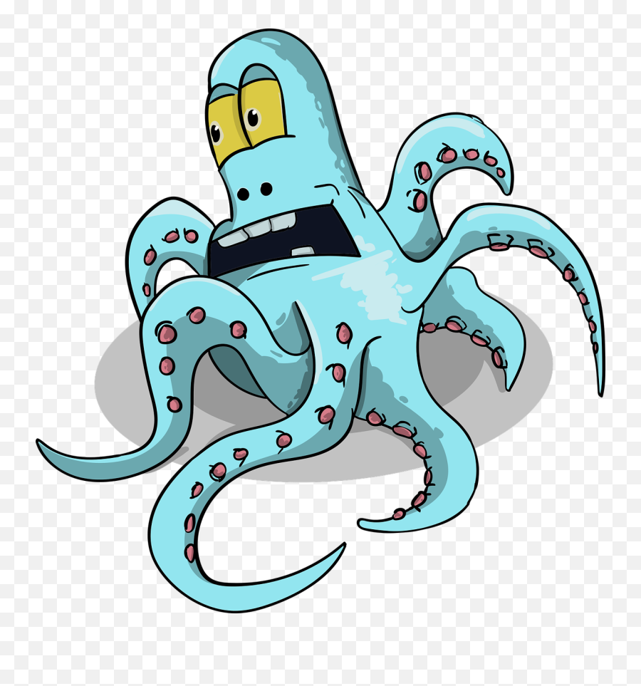 Octopus Character - Desenho Top Png Emoji,Octopus Emotions