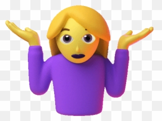 Emoticons Shrug Gif - Idk Emoji Gif,Shrug Emoticon