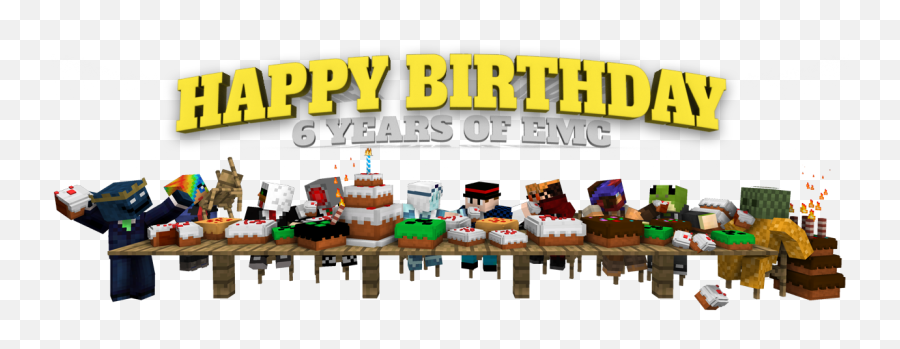 Event Emc Birthday Big Event Empire Minecraft Emoji,Images Of Happy Birthday Cake Shaped Like M With Emojis