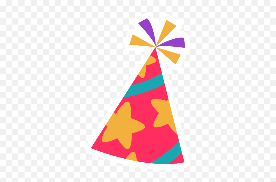 Party Hat Stickers - Free Birthday And Party Stickers Emoji,Facebook Birthday Emoticon Paste And