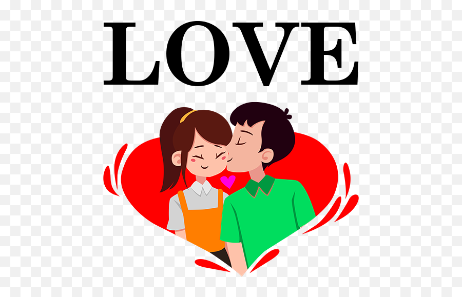 Download Love Stickers For Whatsapp Wastickersapp - Happy Kiss Day I Love You Emoji,Skype Hug Emoji