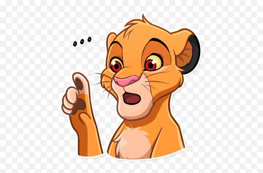 Simba Stickers Telegram Emoji,Simba Emoji