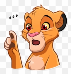 Simba Stickers Telegram Emoji,Simba Emoji