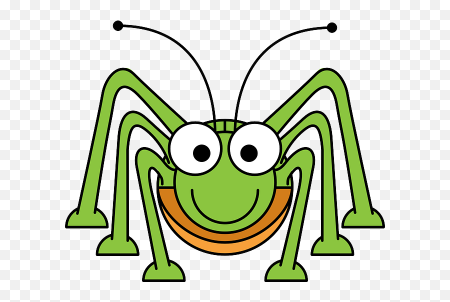 Caterpillar Bug Cricket Insect - Cartoon Clip Art Bugs Emoji,Caterpillar Emoji