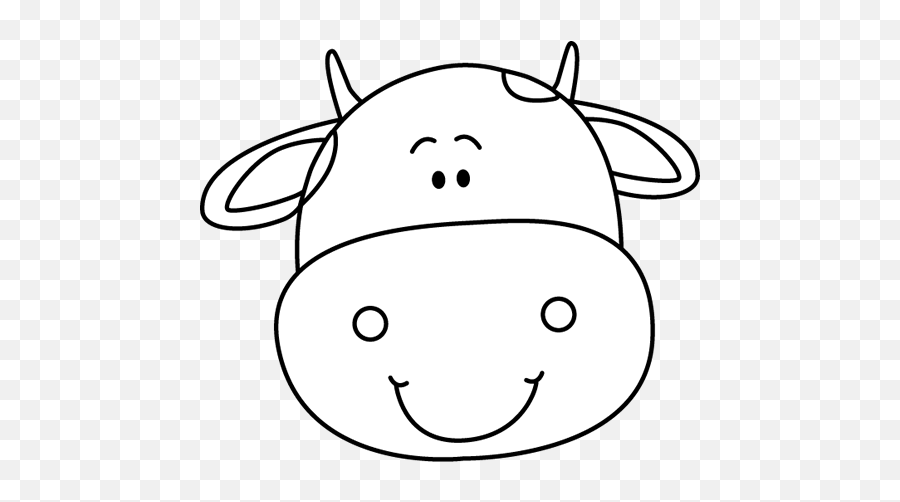 Free Cow Face Png Download Free Clip - Cow Head Cow Face Clipart Black And White Emoji,Cow Face Emoji
