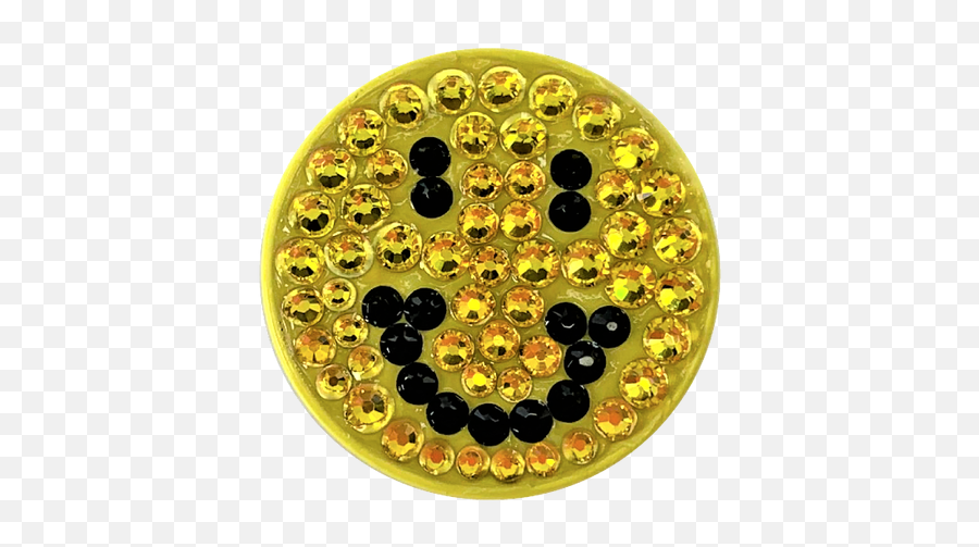 Bonjoc Happy Birthday Crystal Golf Ball Marker - Solid Emoji,Crystal Ball And Cookie Emoji Game