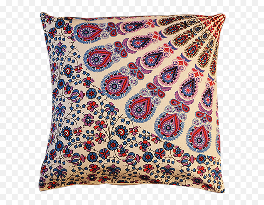 Dome Print Purple Rajasthani Cushion Covers - Decorative Emoji,Emoji Pillows Online