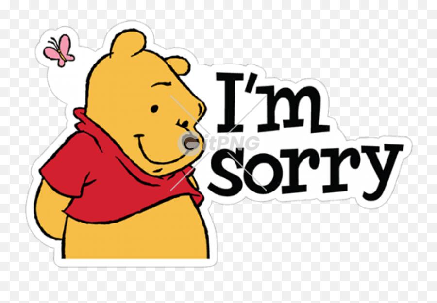 Sorry - Winnie The Pooh Sorry Emoji,I'm Sorry Emoji