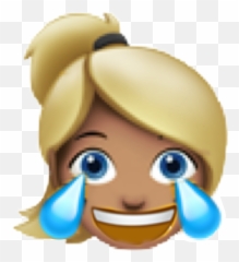 Customemoji Famous Emoji Sticker - Emoji Mädchen Blond,African American Emoji