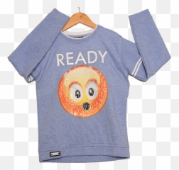 Ready T - Shirt Boys Short Sleeve Emoji,Emoticon Tshirts