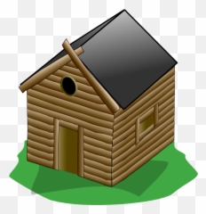 Clipart Houses Wood Clipart Houses - Clip Art For Wooden House Emoji,House Candy House Emoji Pop