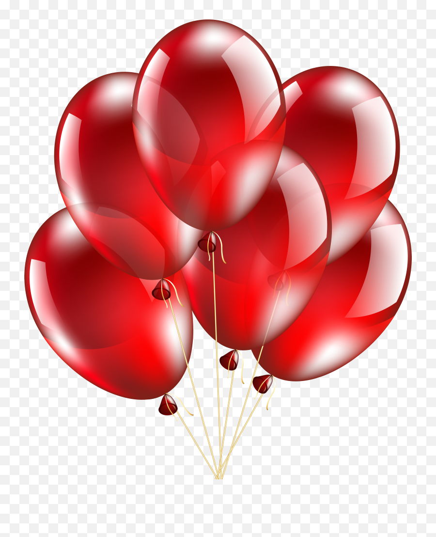 Free Red Balloon Transparent Background Download Free Clip - Transparent Red Balloons Png Emoji,Emoji Heart Balloons
