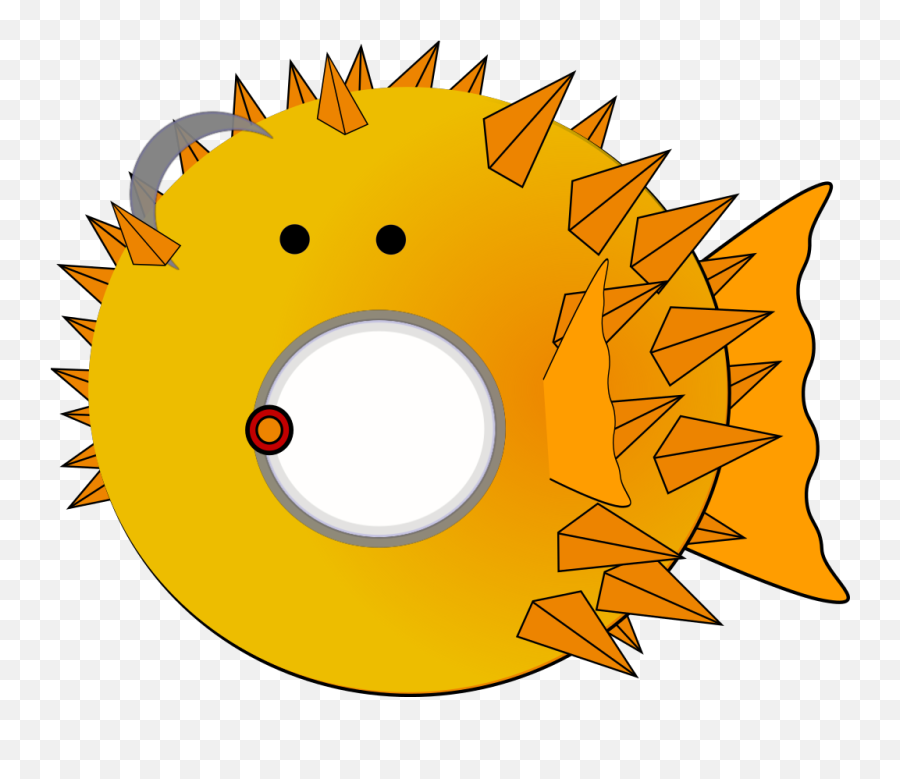Surprised Puffer Fish Png Svg Clip Art For Web - Download Clipart Cartoon Fish Emoji,Pufferfish Emoji