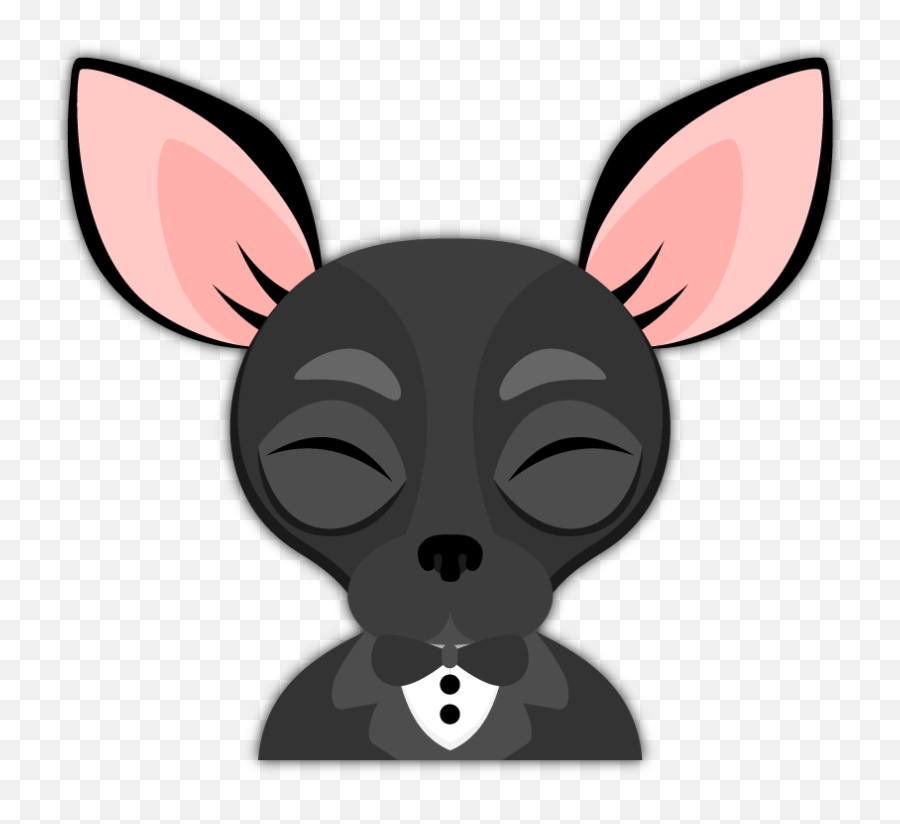 Black Chihuahua Emoji Stickers For Imessage Are You A - Chihuahua Emoji,Groom Emoji