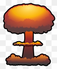 Nuclear Mushroom Cloud Transparent Png - Nuke Clipart Emoji,Facebook Emoticons Mushroom Cloud
