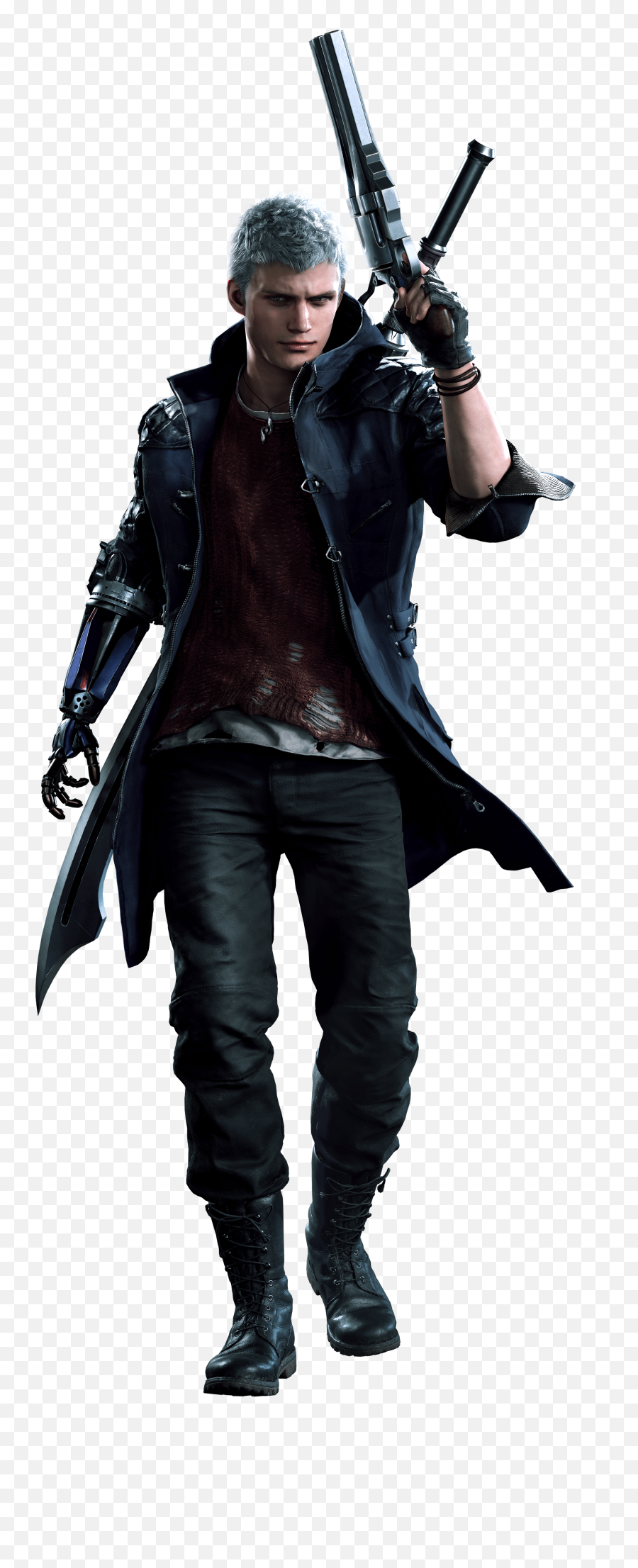 Nero Characters - Devil May Cry 5 Nero Png Emoji,Emotion Bomb Tv Trope