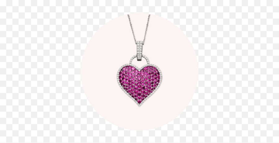 Valentineu0027s Day Jewelry Gifts 2021 - Macyu0027s Ruby Diamond Pave Heart Pendant Emoji,Emotions Cubic Zirconia 10k Gold Swirl Ring