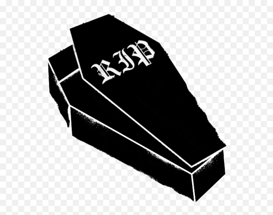 Whatsmineisyours Coffin Goth Rip Gothic Sticker By - No Bragging Rights Emoji,Emoji Showing Coffin