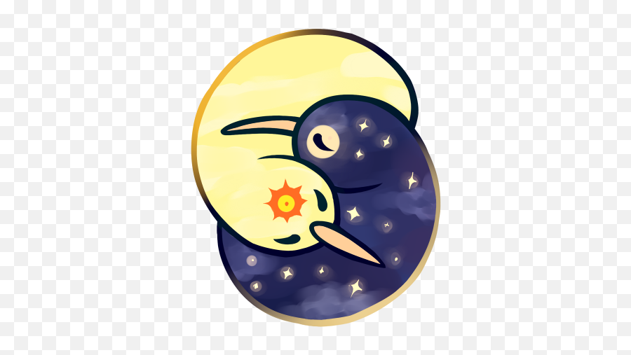 Bestest Pals - Dot Emoji,Moon Emojis Pair