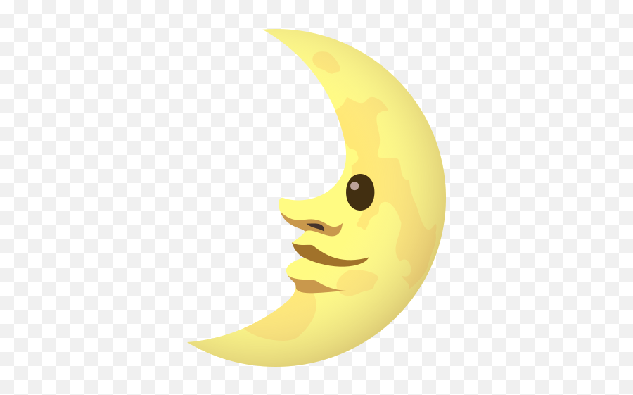 First Quarter Moon - Quarter Moon Face Emoji,Moon Emoji