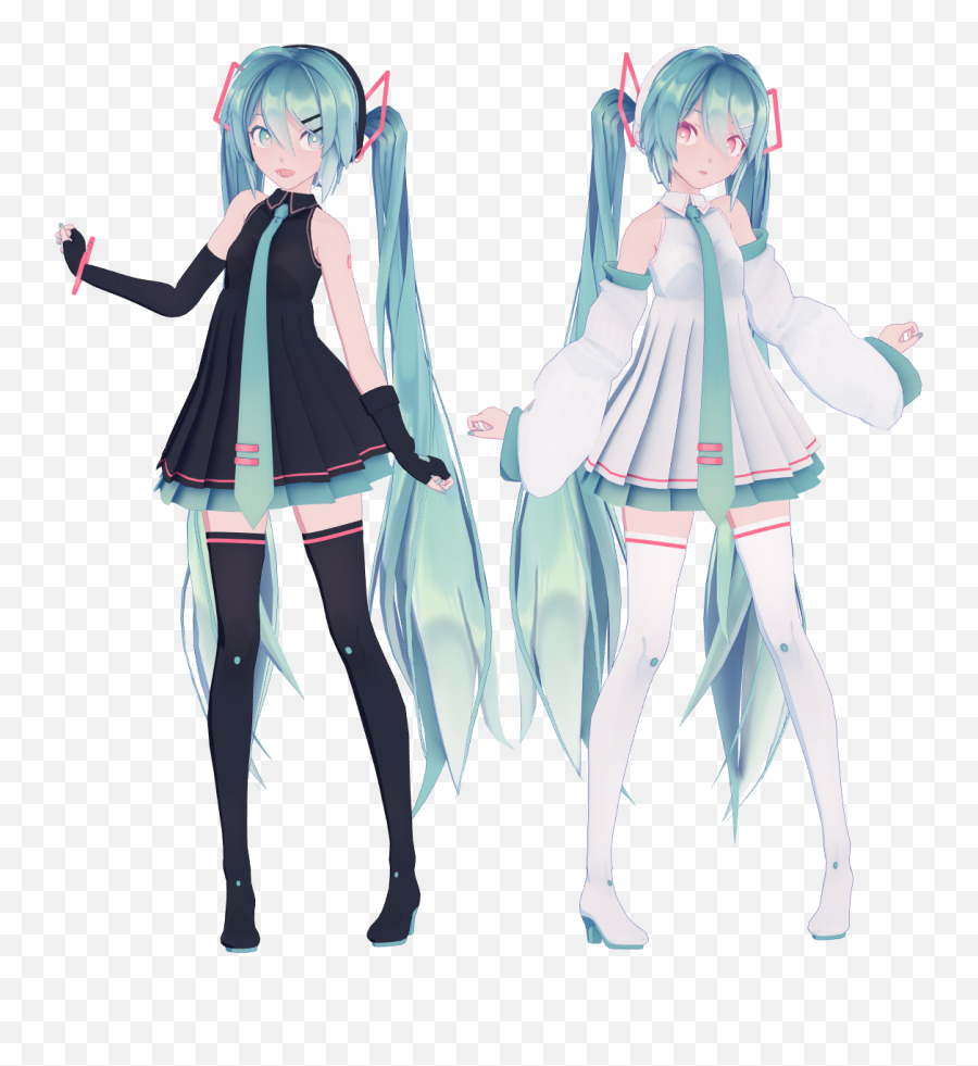 Mmdownload Sour Xuan Black U0026 White Miku - Sour Miku Emoji,Miku Gumi Emotions