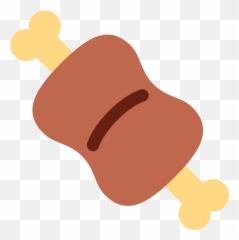 Meat On Bone Emoji - Meat On Bone Emoji,Meat Emoji
