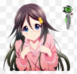 Beautiful Anime Characters - Izumi Reina Emoji,Cute Little Anime Girl With Purple Hair And Scarf No Emotions