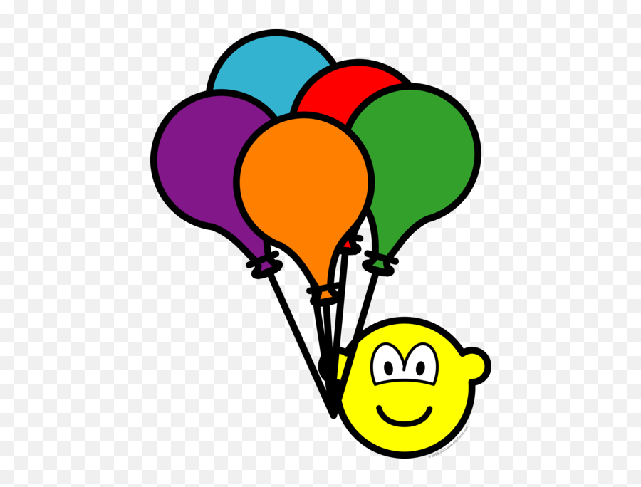 Party Balloons Buddy Icon Png - Balloons Emoticon Emoji,Party Emoticons Free